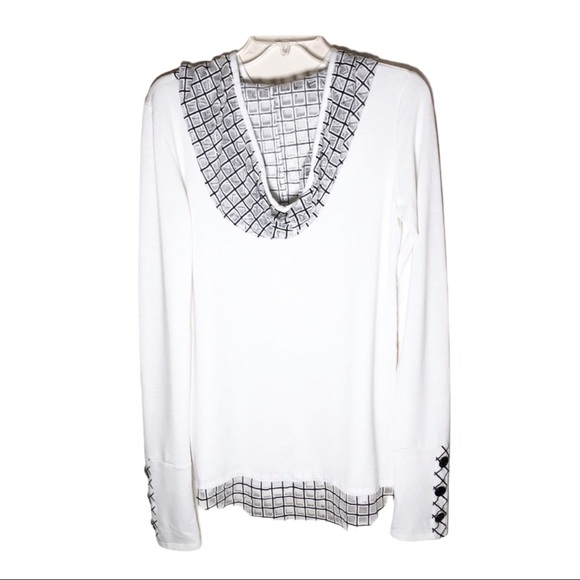 Anthropologie Tops - Anthropologie mon ami hoodie high low plaid sz Lg